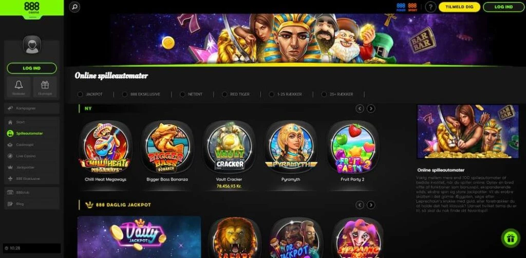 888 Casino Danmark Casino anmeldelse