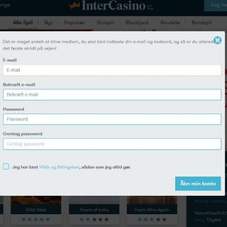intercasino sign up