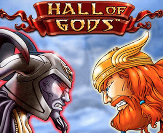 Spil med Thor og de andre i spilleautomaten Hall of Gods