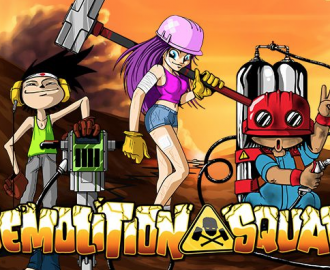 Destruer med teamet i Demolition Squad spilleautomat