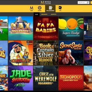 mega casino spil