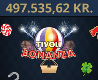 Kæmpe gevinst vundet på Tivoli Casinos Tivoli Bonanza i januar