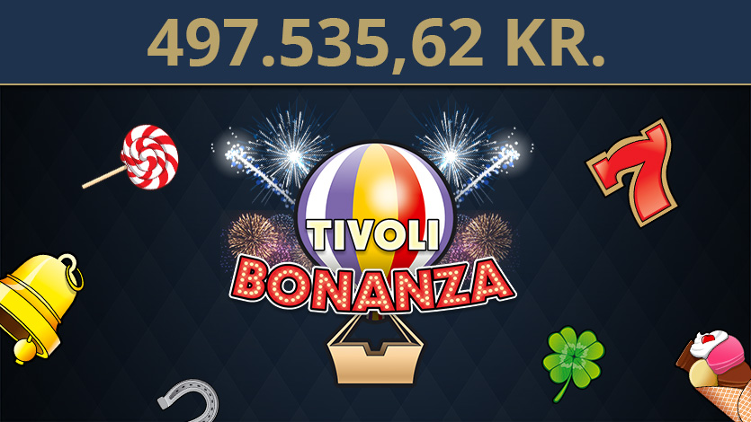 Kæmpe gevinst vundet på Tivoli Casinos Tivoli Bonanza i januar