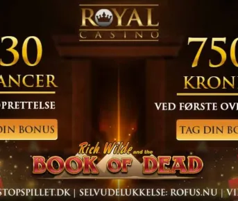 Royal Casino Velkomstbonus Marts 2021