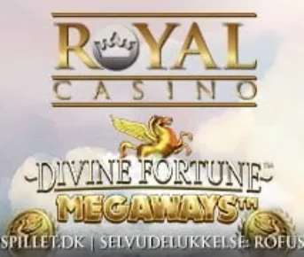 Royal Casino Velkomstbonus Divine Fortune Megaways Banner
