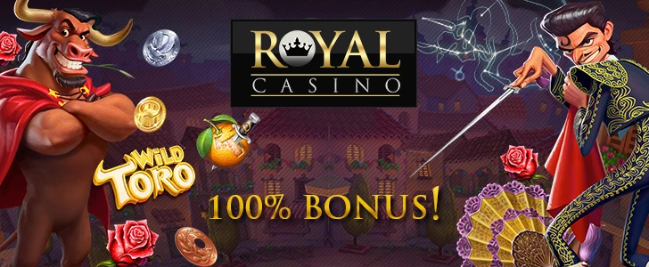Få 1.000 kr. Bonus til Wild Toro på Royal Casino i dag