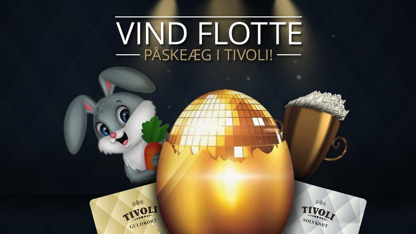 Vind flotte påskeæg i Tivoli Casinos påsketurnering