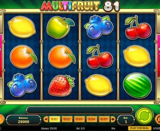 Ny frugtautomat har udvidende wild symboler og multiplikatorer