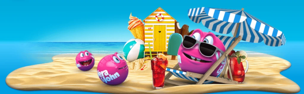 faa 25 procent i ekstra bonus hos Vera & John Casino hver soendag