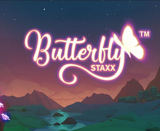 Logo for spilleautomaten Butterfly Staxx