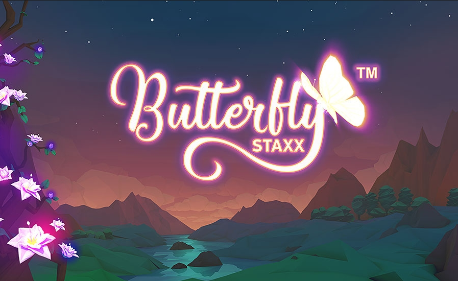 Logo for spilleautomaten Butterfly Staxx
