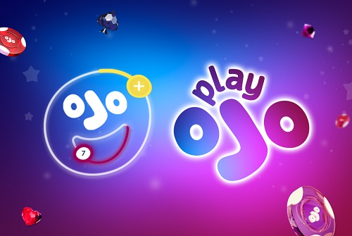 PlayOJO Casino pink og lilla logo