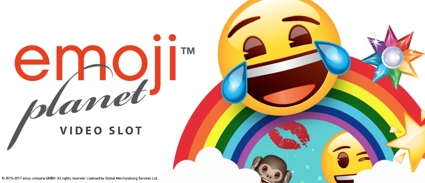 Logo for spilleautomaten Emoji Planet