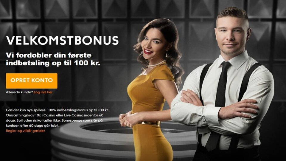 Casino Online DK NordicBet Casinobonus velkomstbonus hos online casinoe 100% i velkomstbonus