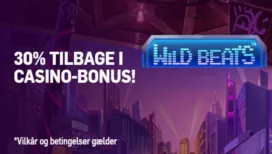 Få 30% tilbage i casino-bonus frem til på tirsdag