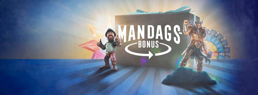 Igen tid til mandagsbelønninger på Nordicbet Casino