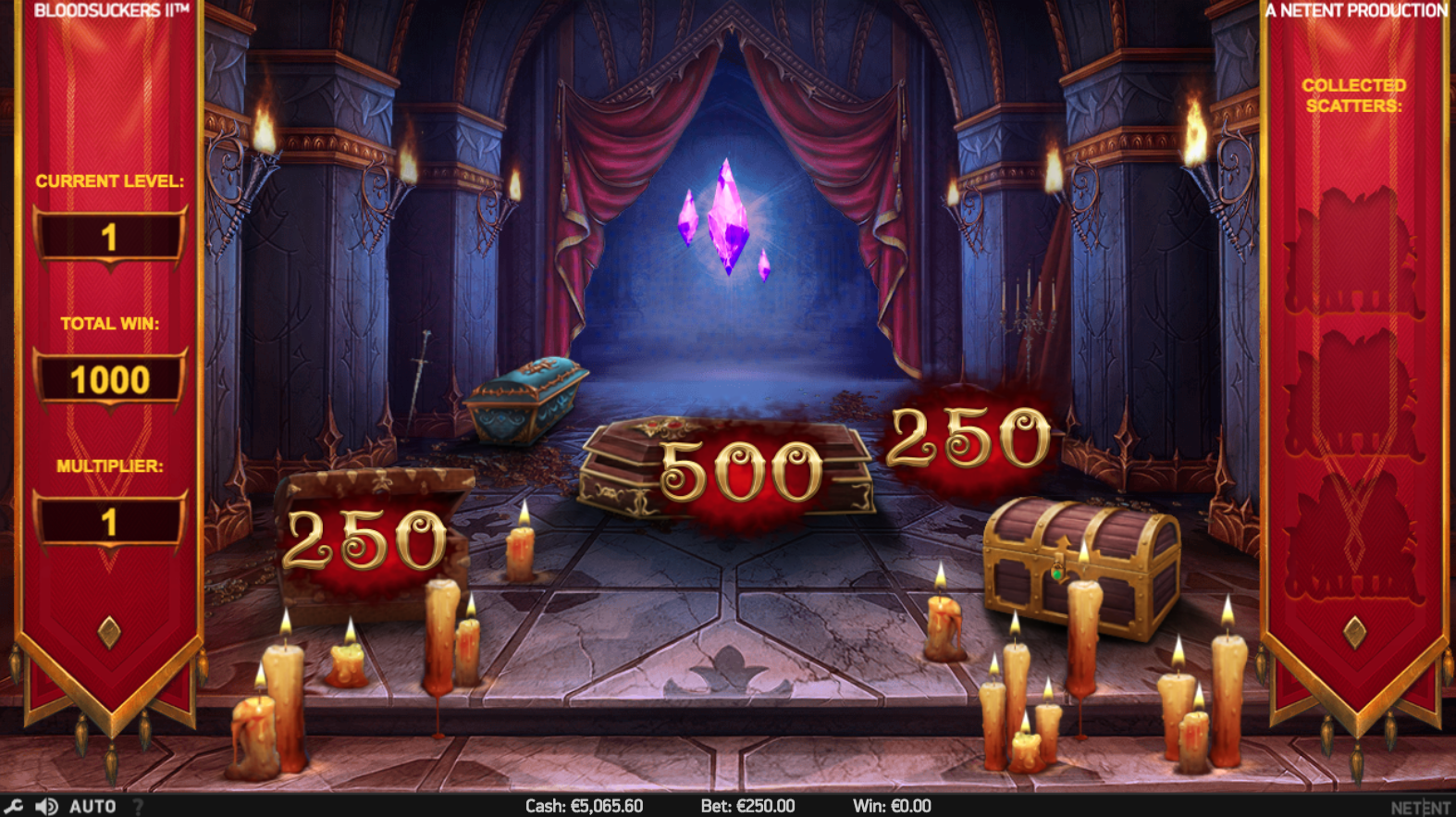 Blood Suckers II bonusrunde Hidden Treasure bonus