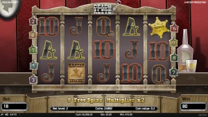 Dead or Alive spilleautomat med Free Spins bonus feature