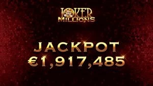 Joker Millions jackpot af Yggdrasil