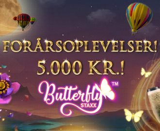 Vind forårsoplevelser for 5.000 kr. på Royal Casino