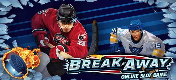Spilleautomater med sportstema Break Away med hockey tema