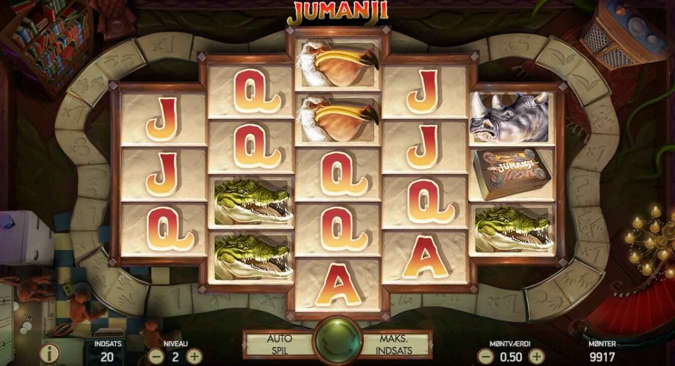 Jumanji NetEnt Casino Spillemaskine Hjul Casino Online