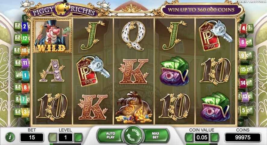 Piggy Riches Anmeldelse og spil