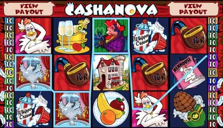Cashanova Symboler Screenshot af Gameplay spilleautomat