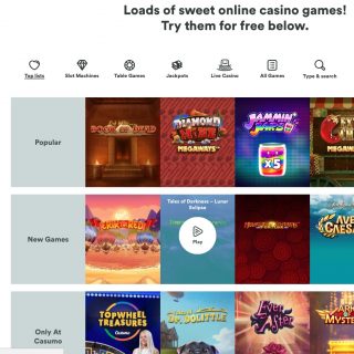 Casumo Casino spilleautomater