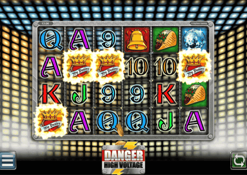 Danger High Voltage Scatter symboler screenshot af gameplayet
