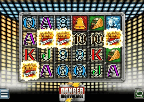 Danger High Voltage Scatter symboler screenshot af gameplayet