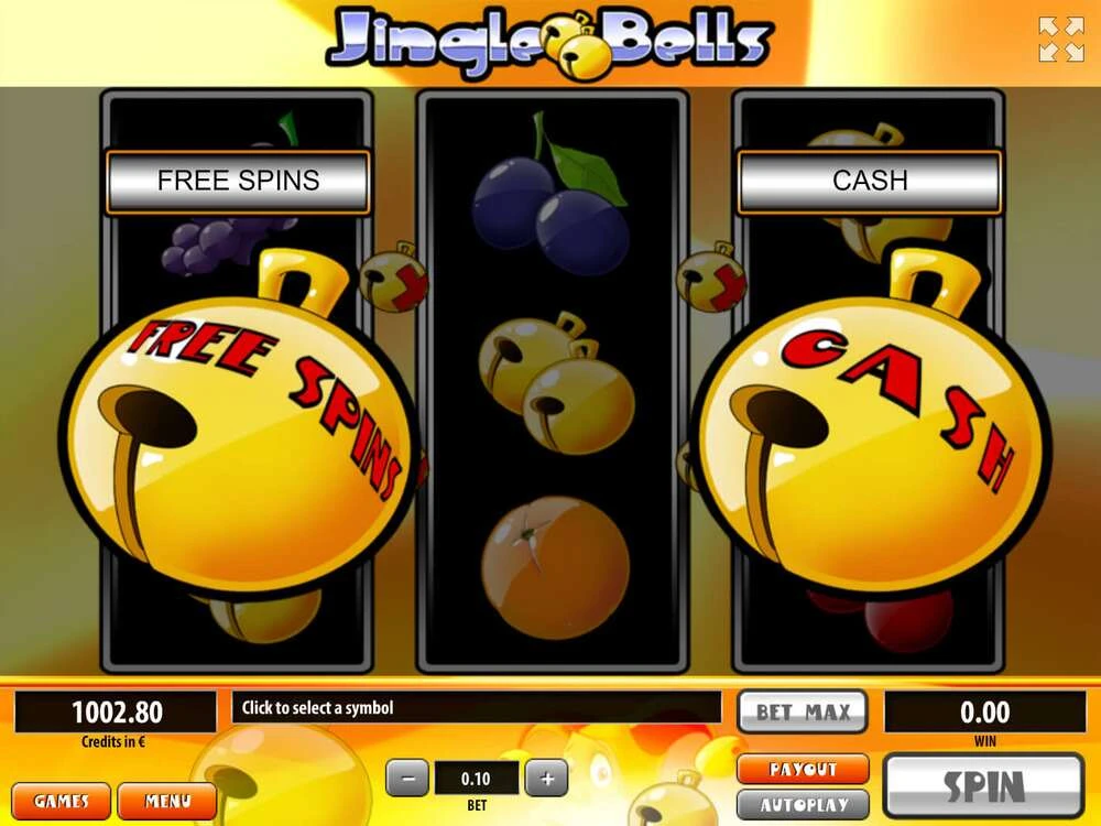 Jingle Bells Spilleplade Screenshot af gameplay Bonus Features Bonus Funktioner