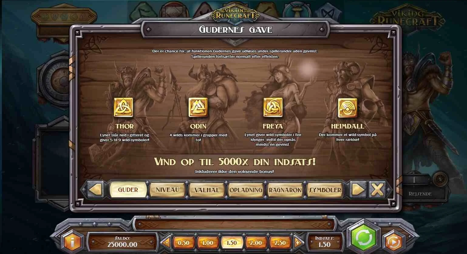 Viking Runecraft Slot Casinospil Gudernes Gave Feature