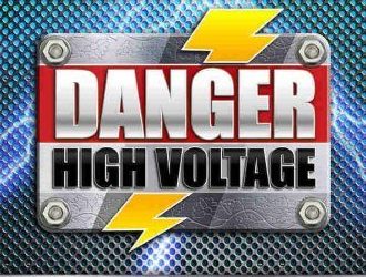 Danger High Voltage Banner
