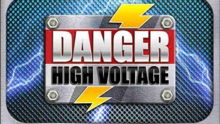 Danger High Voltage Banner