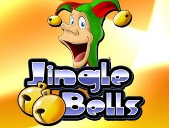 Jingle Bells Logo med Joker og Gul Baggrund