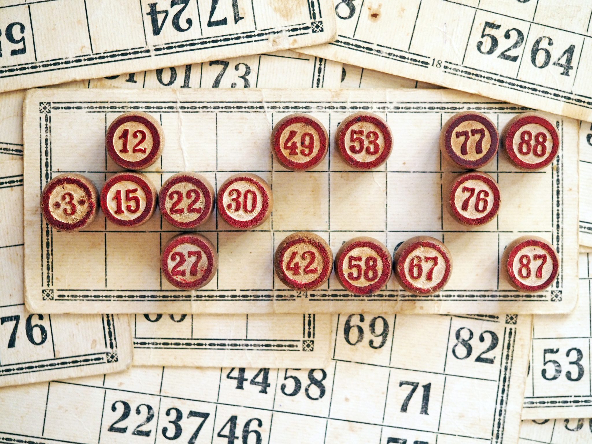 Bingoplade Med Brikker