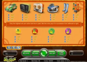 Groovy Sixties Demo Slot Screenshot Casino Symboler