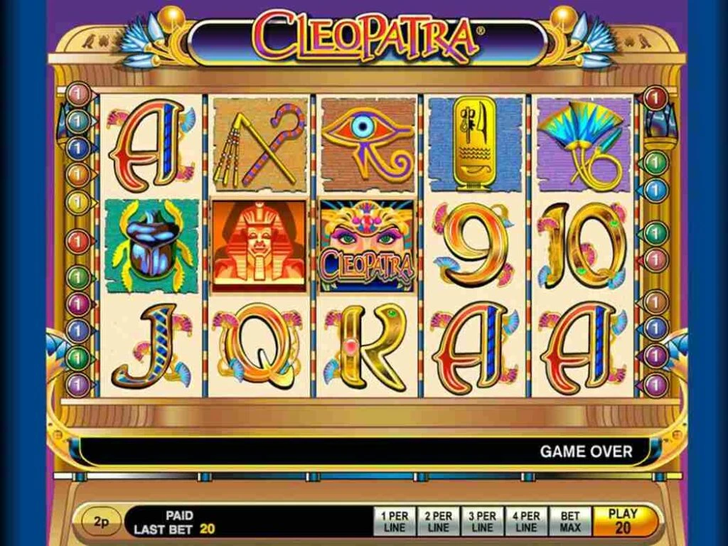 Cleopatra Casinospil screenshot af gameplay
