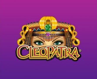 Cleopatra Logo med Lilla Baggrund