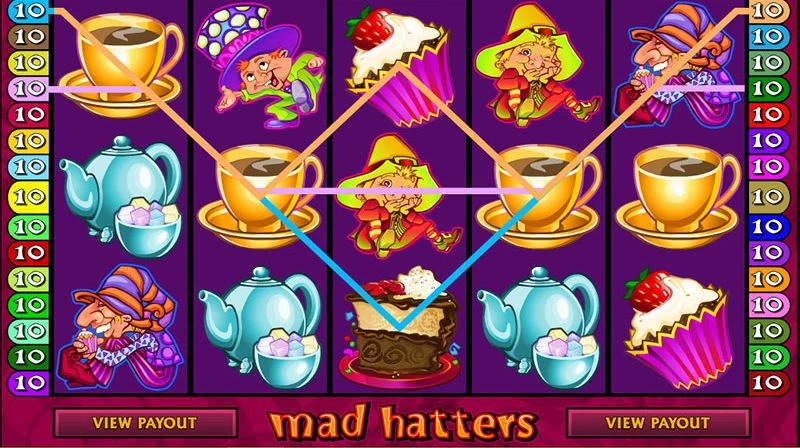 Mad Hatters Spilleplade Gevinst