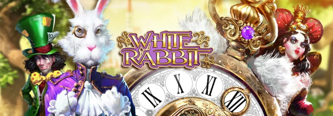 Den hvide kanin på White Rabbit banner