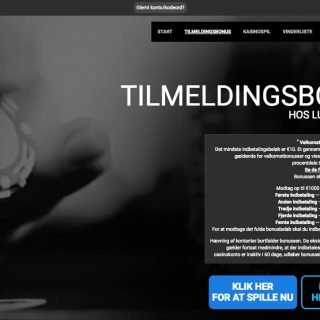 Luxury Casino bonusside