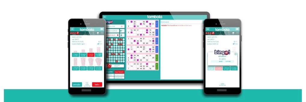 Tombola app til mobil og tablet