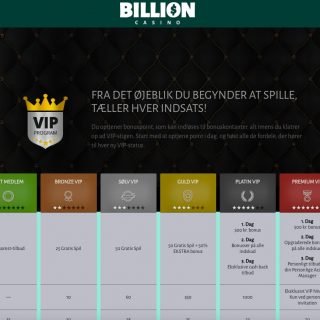 Billion Casino VIP klub