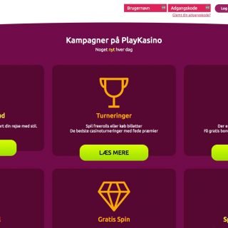 Play Kasino kampagner