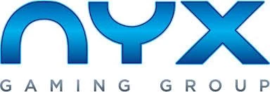 NYX Gaming banner i blåt