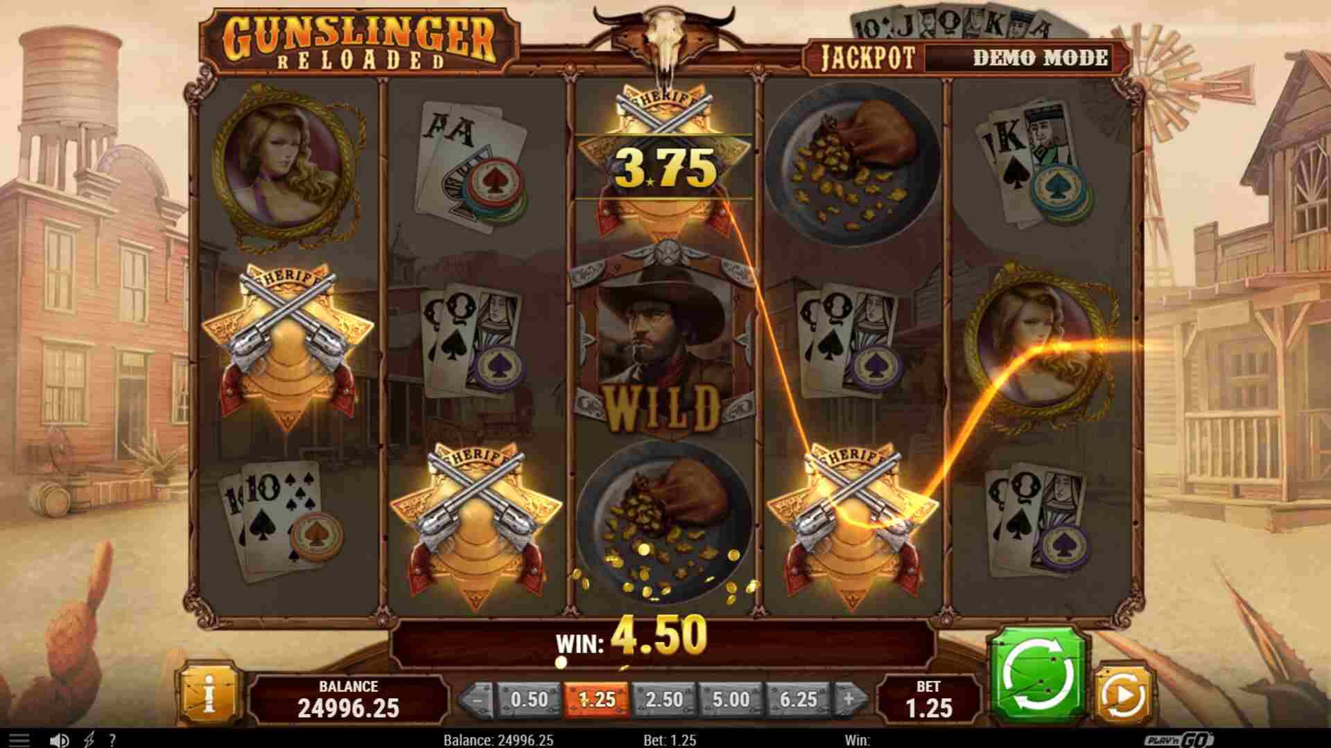 Casino Online DK PlaynGO Gunslinger Reloaded casinospil hos online casinoer