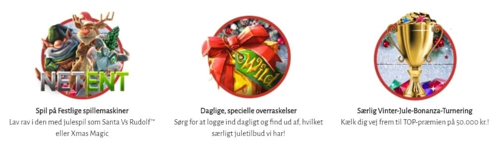 Billion Casino julekalender 2019 præmier