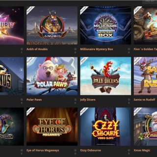Highroller Casino spilleautomater udvalg